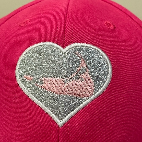 Youth 47 Brand Nantucket Trucker Hat. Dark Pink. Like New. - Picture 2 of 5